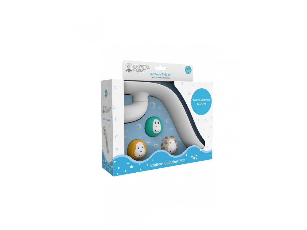 Matchstick Monkey Bathtime Slide Set, Παιχνίδι Μπάνιου, Τσουλήθρα, 1σετ
