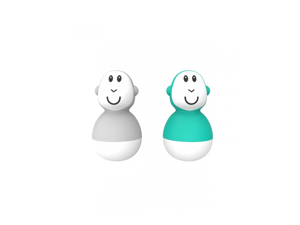 Matchstick Monkey Bathtime Wobblers Cool, Παιχνίδι Μπάνιου Grey-Green, 2τμχ