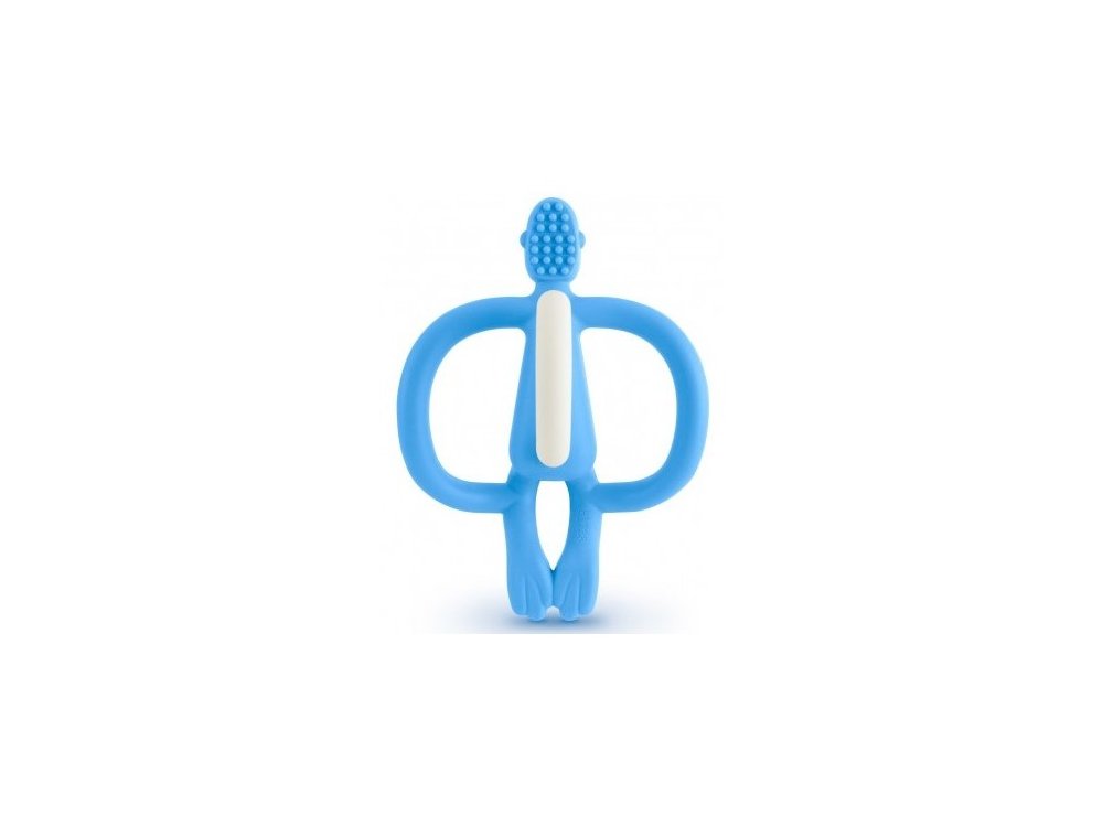 Matchstick Monkey Teething Toy Μασητικό Οδοντοφυΐας, 3m+, Light Blue, 1τμχ