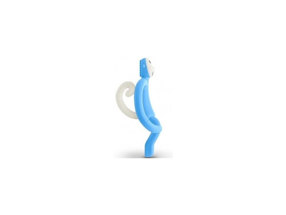 Matchstick Monkey Teething Toy Μασητικό Οδοντοφυΐας, 3m+, Light Blue, 1τμχ