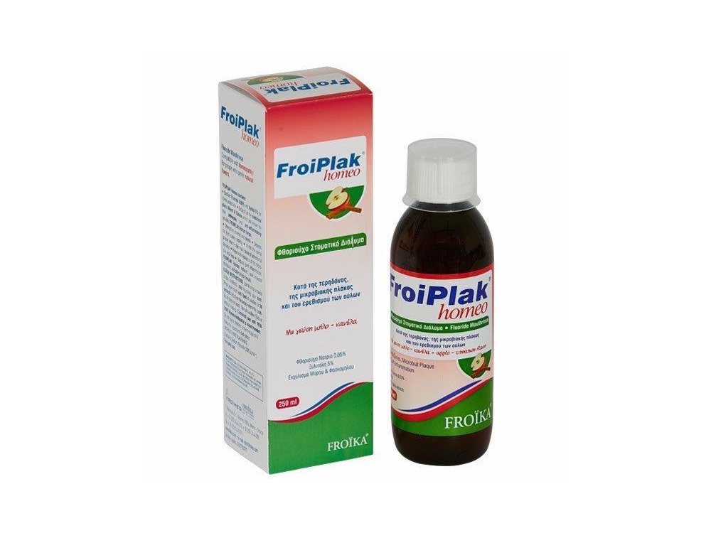 Froika Froiplak Homeo Apple Cinnamon Flavor, Στοματικό Διάλυμα, 250ml