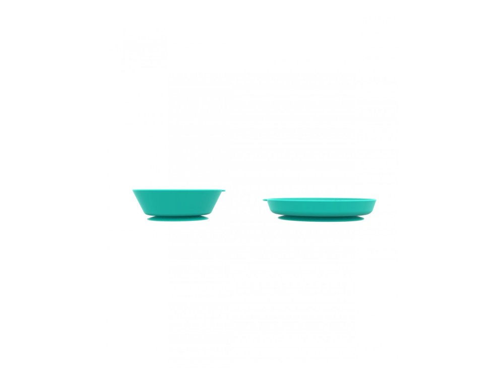 Matchstick Monkey Plate & Bowl, Πιάτo & Μπολ σιλικόνης, Πράσινο, 1σετ