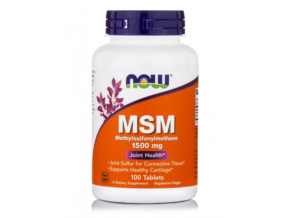 Now MSM 1500mg (Vegetarian) 100tabs