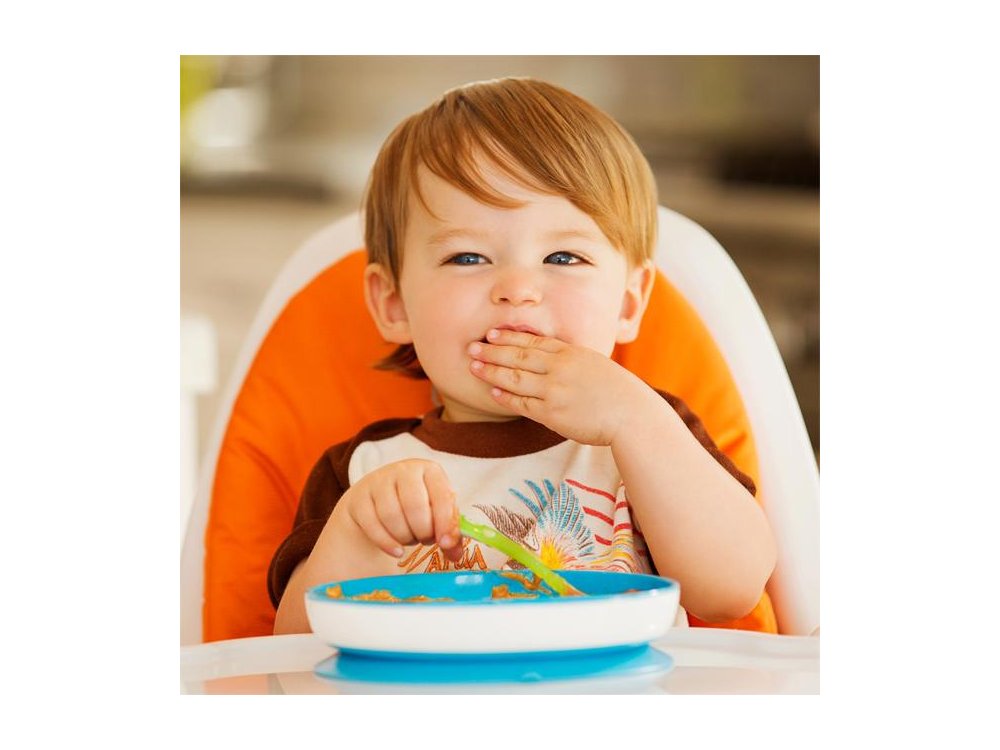 Munchkin Παιδικό Πιάτο με Βεντούζα Πράσινο, Suction Plate 6m+, 1τμχ