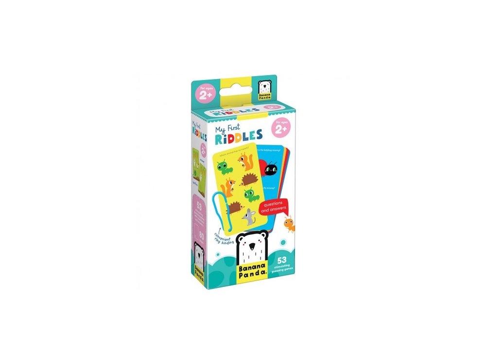 Banana Panda My First Riddles, Εκπαιδευτικές Κάρτες, 2ετών+