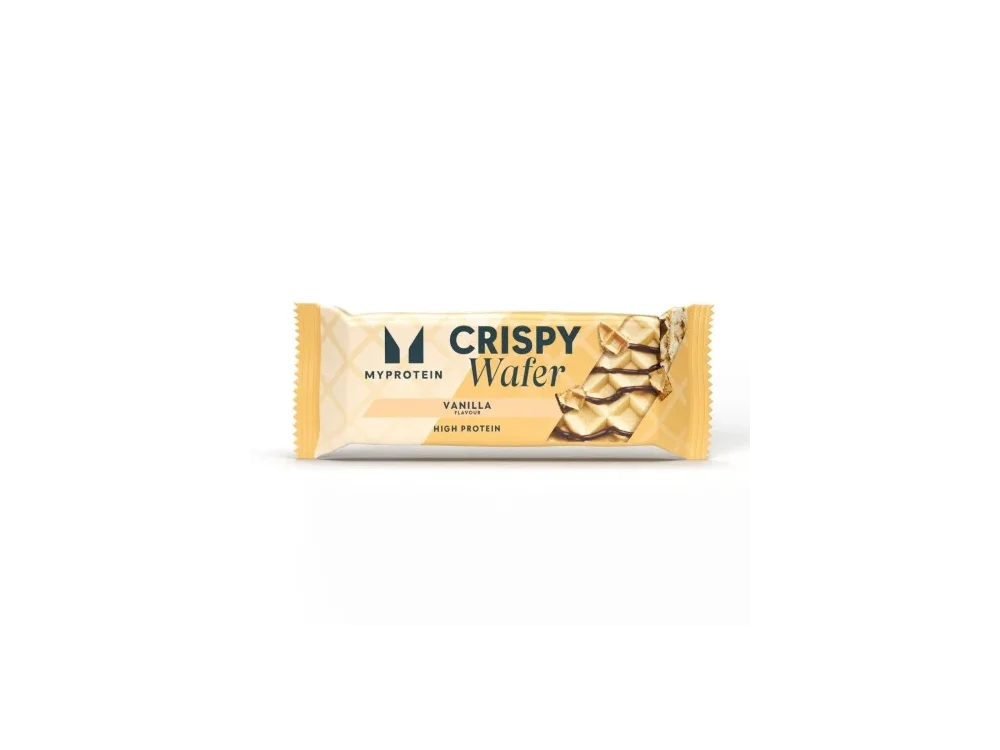Myprotein Crispy Waffer Vanilla, Μπάρα Πρωτεΐνης 15gr με Γεύση Βανίλια, 40gr