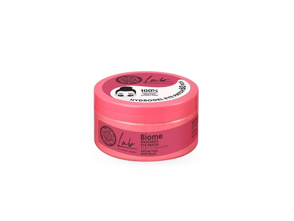 Natura Siberica Lab Biome Radiance Eye Patches, Επιθέματα Ματιών για Λάμψη, 60τμχ