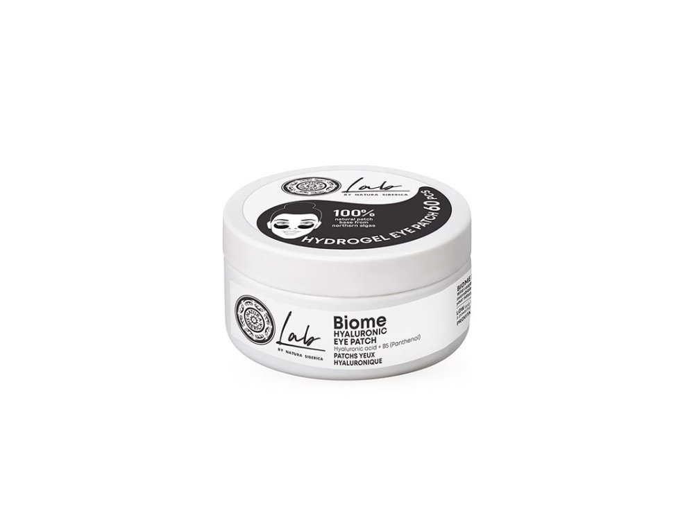 Natura Siberica Lab Biome Hyaluronic Eye Patches, Επιθέματα Ματιών με Υαλουρονικό Οξύ, 60τμχ