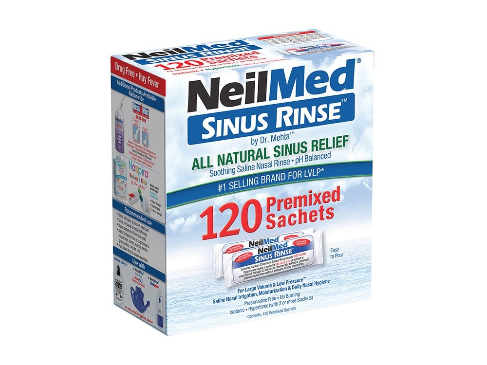 NeilMed Sinus Rinse Φακελάκια Ρινικού Αποφρακτήρα, 120τμχ