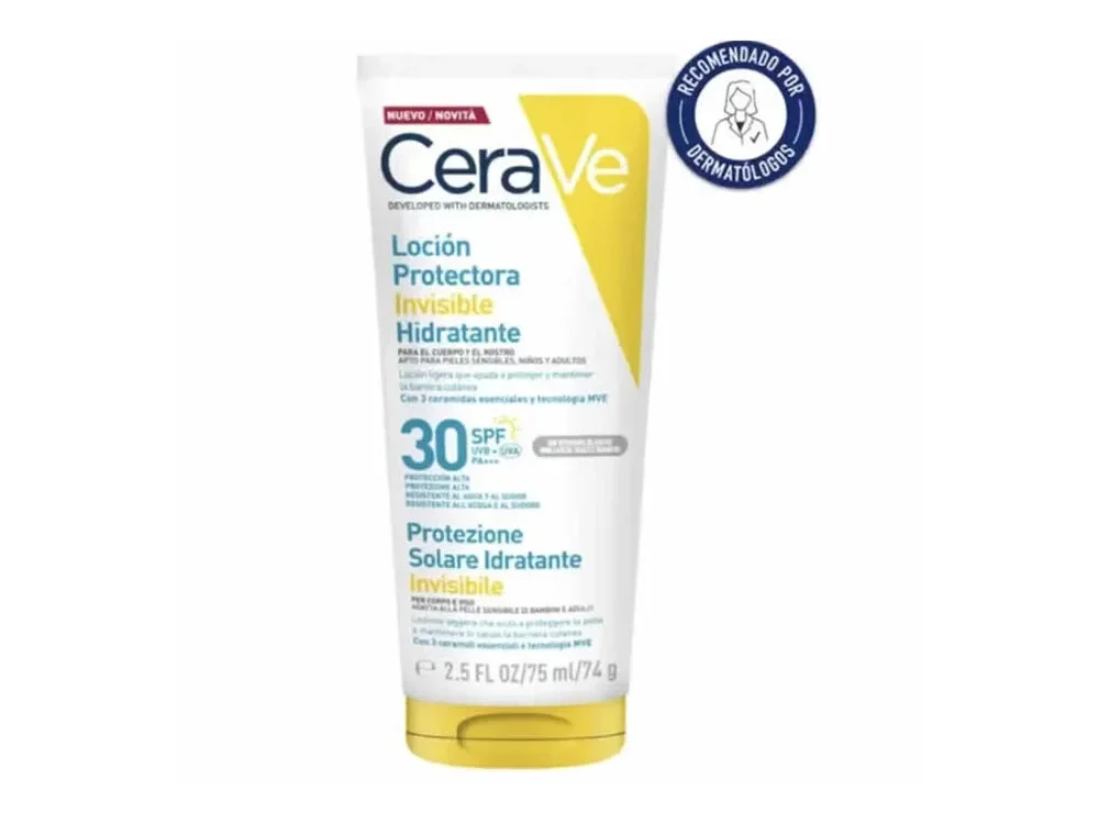 Cerave Invisible Hydrating Αντηλιακό για Πρόσωπο & Σώμα Spf30 75ml
