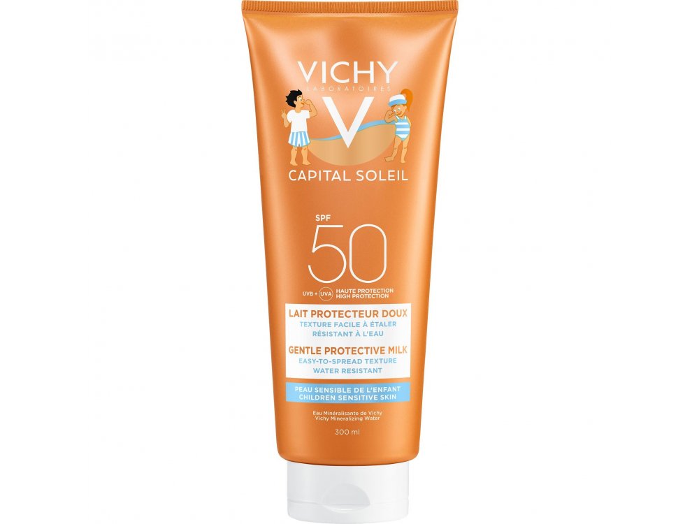 Vichy Ideal Soleil Αντηλιακό Γαλάκτωμα για Παιδικές Επιδερμίδες SPF 50+ Πρόσωπο & Σώμα 300ml
