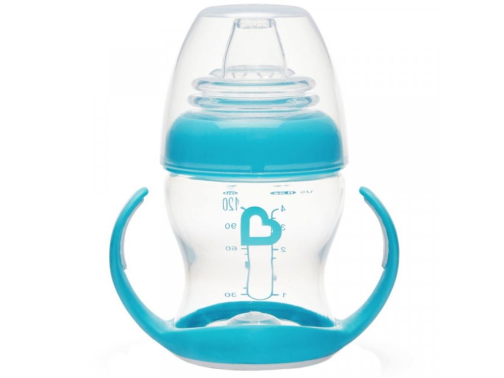 Munchkin Gentle Transition Clear Blue Cup, Εκπαιδευτικό Κύπελλο Μπλέ, 4m+, 118ml