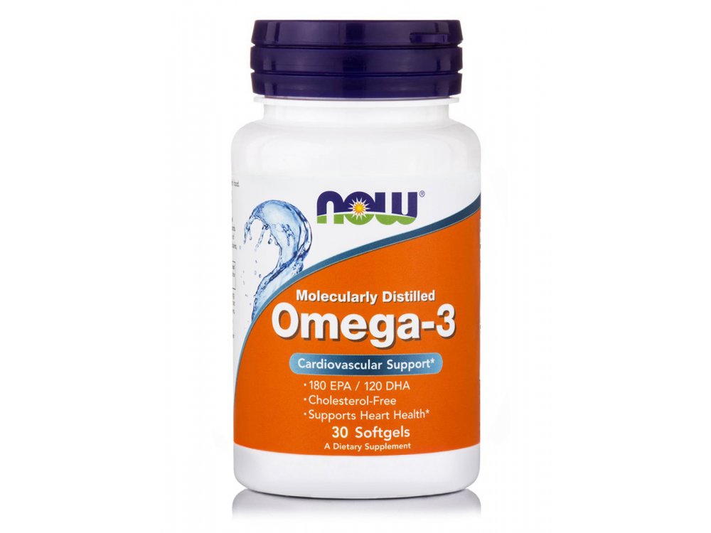 Now Omega-3 1000mg, 30softgels