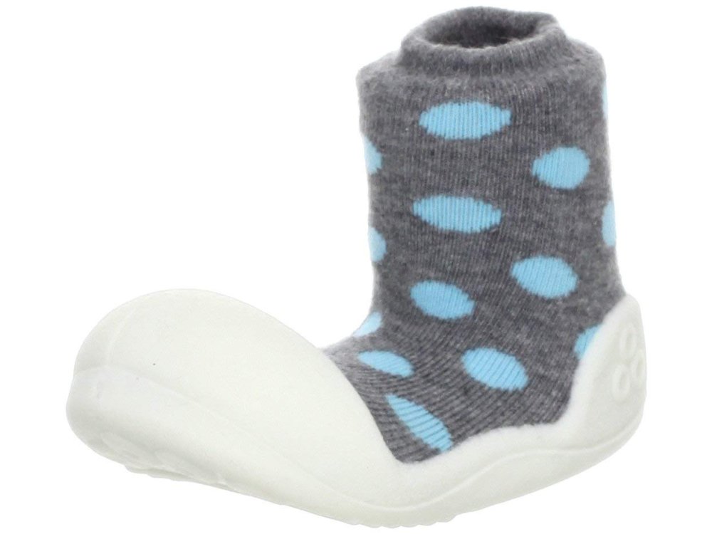 Attipas Polka Gray, Καλτσό-παπουτσάκια, Νο21.5