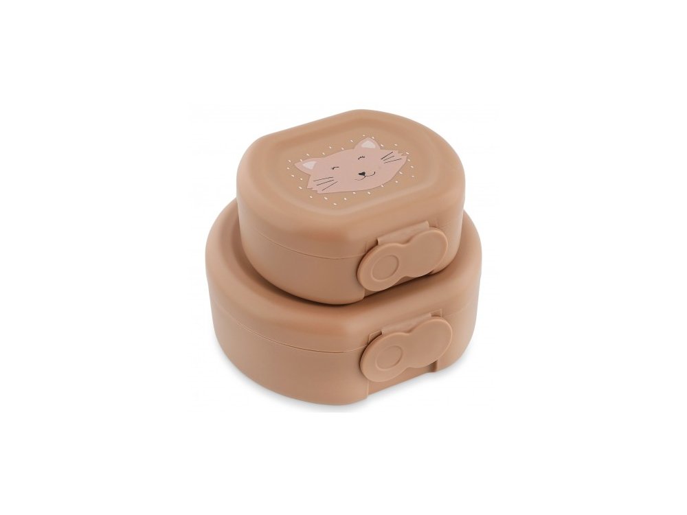 Trixie Snack Box with Clip, Φαγητοδοχείο Mrs. Cat, 2τμχ