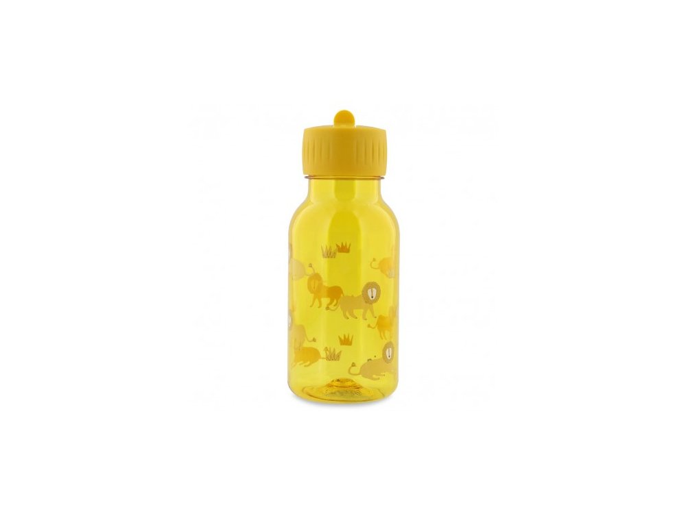 Trixie Tritan Bottle Lively Lion Αδιάβροχο Μπουκάλι-Παγούρι Νερού με Πρακτικό Στόμιο, 350ml