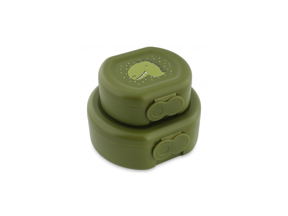 Trixie Snack Box with Clip, Φαγητοδοχείο Mr. Dino, 2τμχ