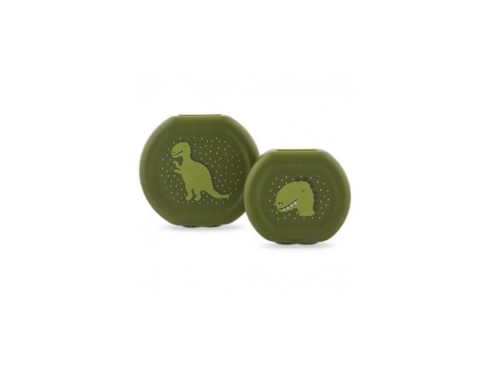 Trixie Snack Box with Clip, Φαγητοδοχείο Mr. Dino, 2τμχ