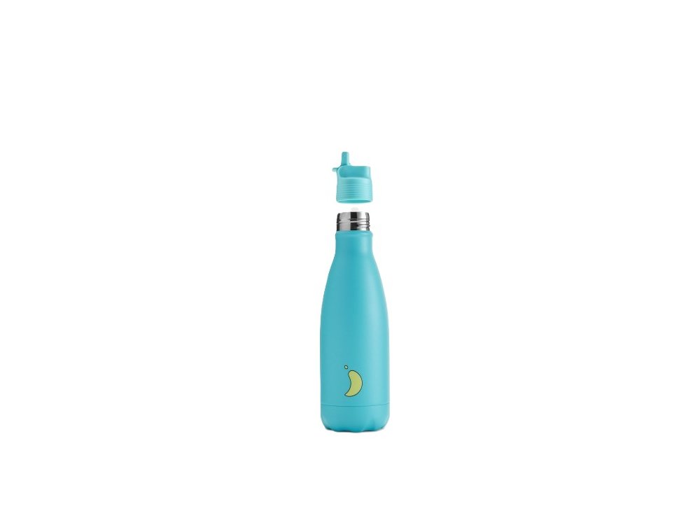 Chilly's Original Kids Bottle, Ανοξείδωτο Μπουκάλι Θερμός Aqua, 350ml