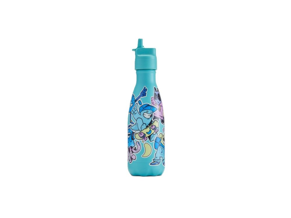 Chilly's Original Kids Bottle, Ανοξείδωτο Μπουκάλι Θερμός Sticker, 350ml