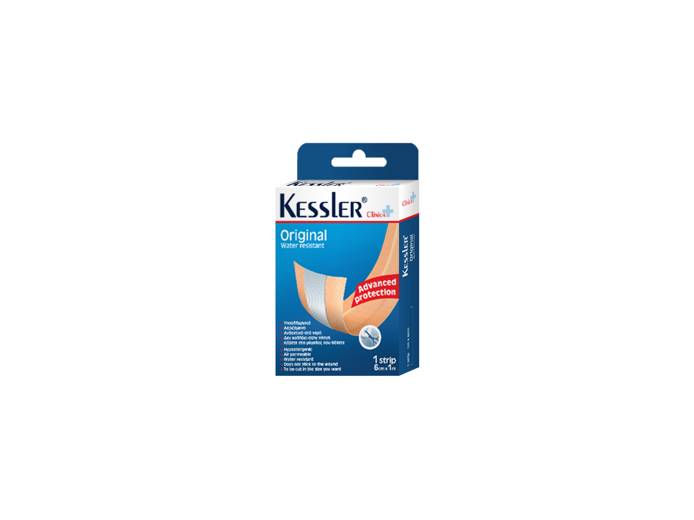 Kessler Clinica Original Αυτοκόλλητος Επίδεσμος 1mx6cm