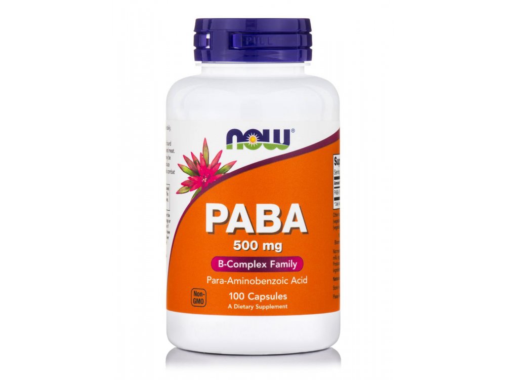 Now PABA 500mg, 100caps