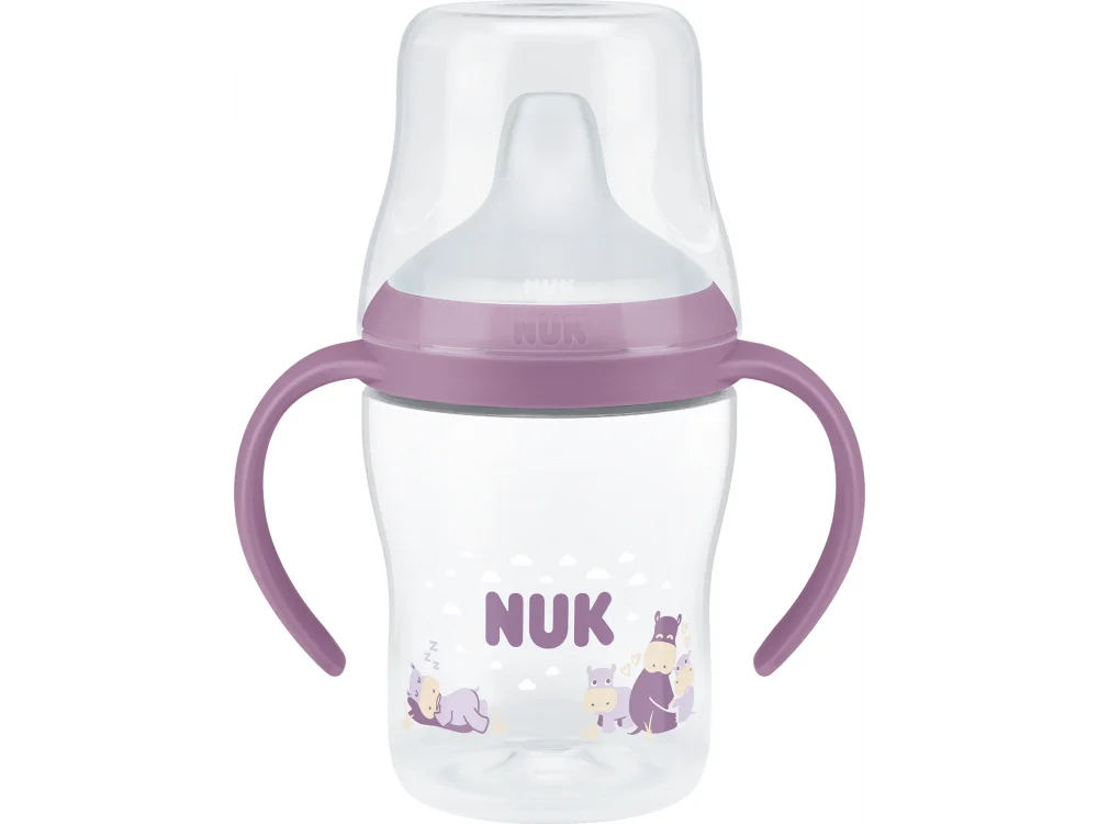NUK Perfect Match Night Εκπαιδευτικό Ποτήρι για 6m+ Ιπποπόταμος, 150ml