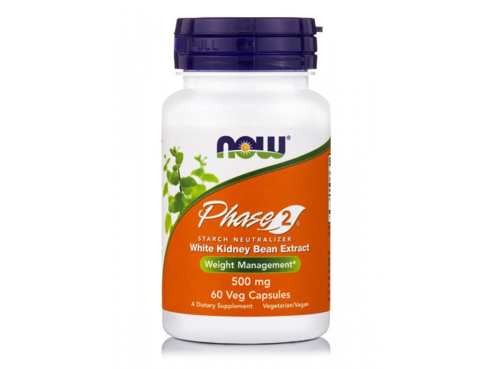 Now Phase 2 Starch Neutrilizer 500mg, 60vegs.caps