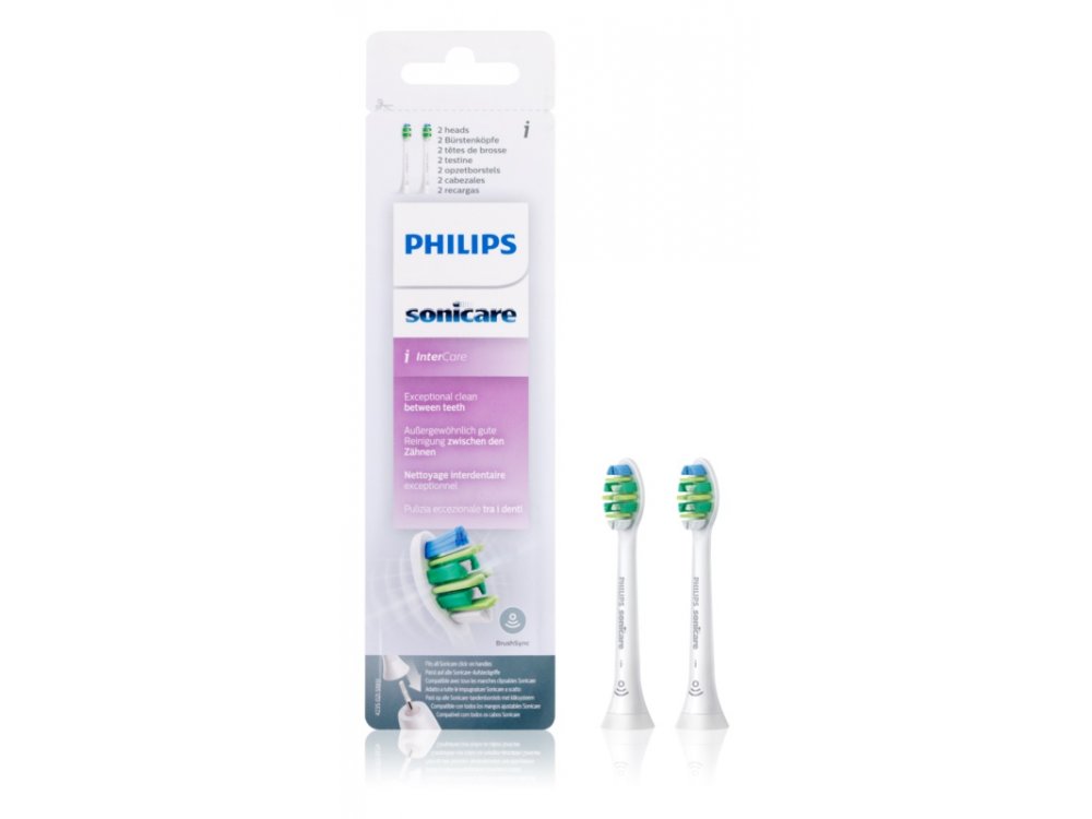 Philips Sonicare ΗΧ9002/10 Intercare, Τυπικές Κεφαλές Οδοντόβουρτσας, 2τμχ