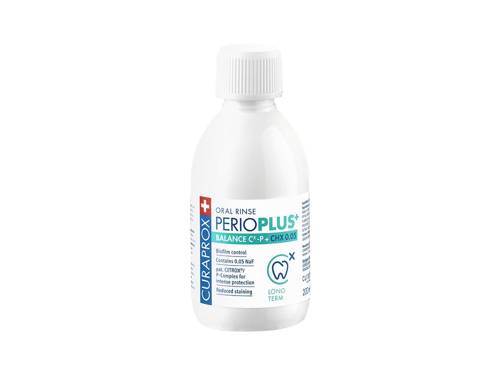 Curaprox Perio Plus Balance CHX 0,05,  Στοματικό Διάλυμα, 200ml