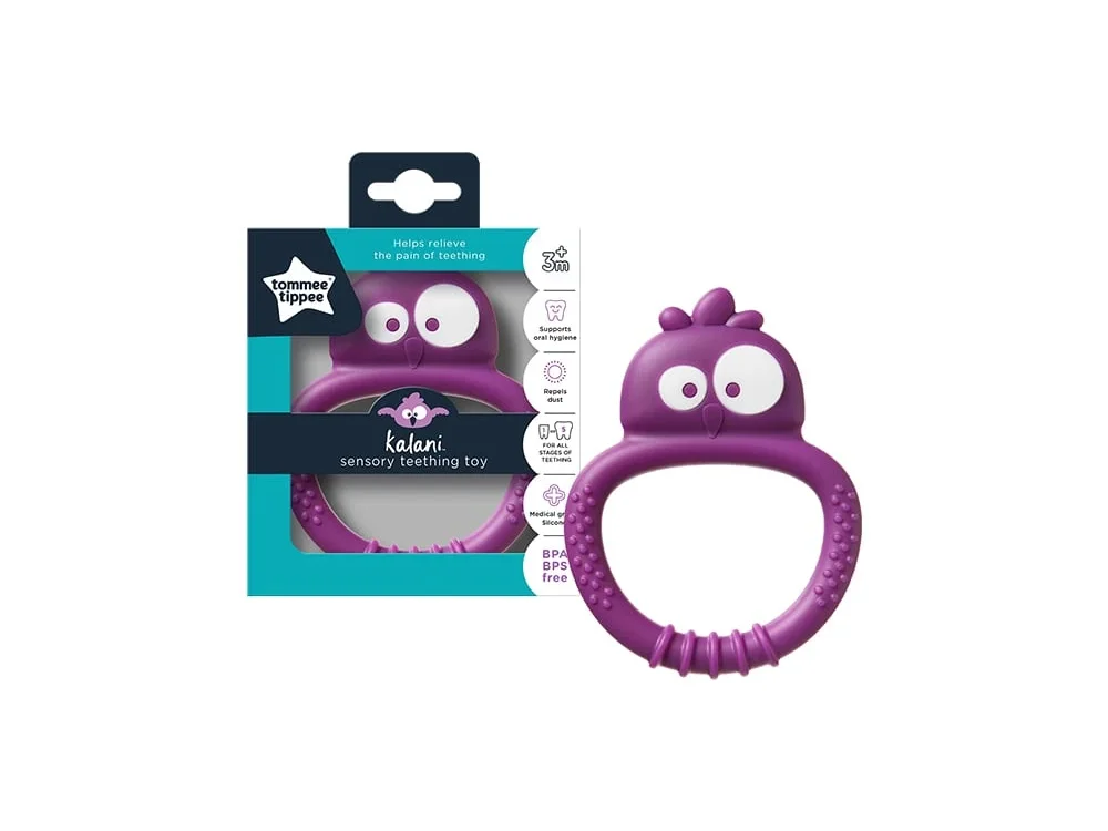 Tommee Tippee Kalany Sensory Teething Toy, Κουκουβάγια, 3m+, 1τμχ