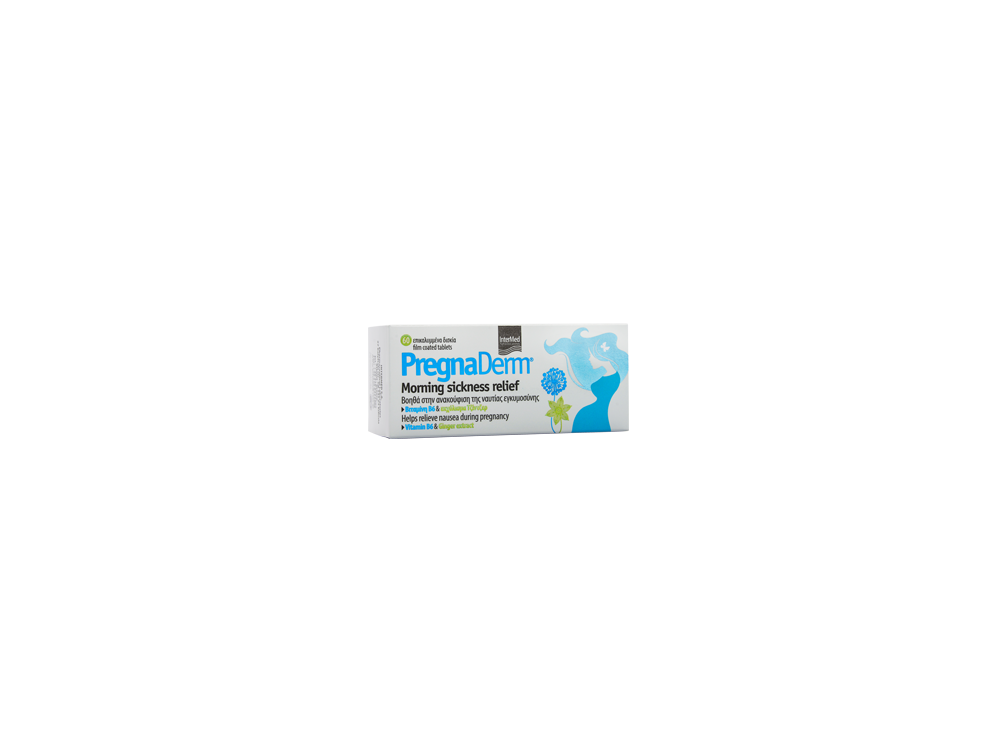 InterMed Pregnaderm Morning Sickness Relief, Συμπλήρωμα για την Ανακούφιση της Ναυτίας κατά την Εγκυμοσύνη, 30tabs