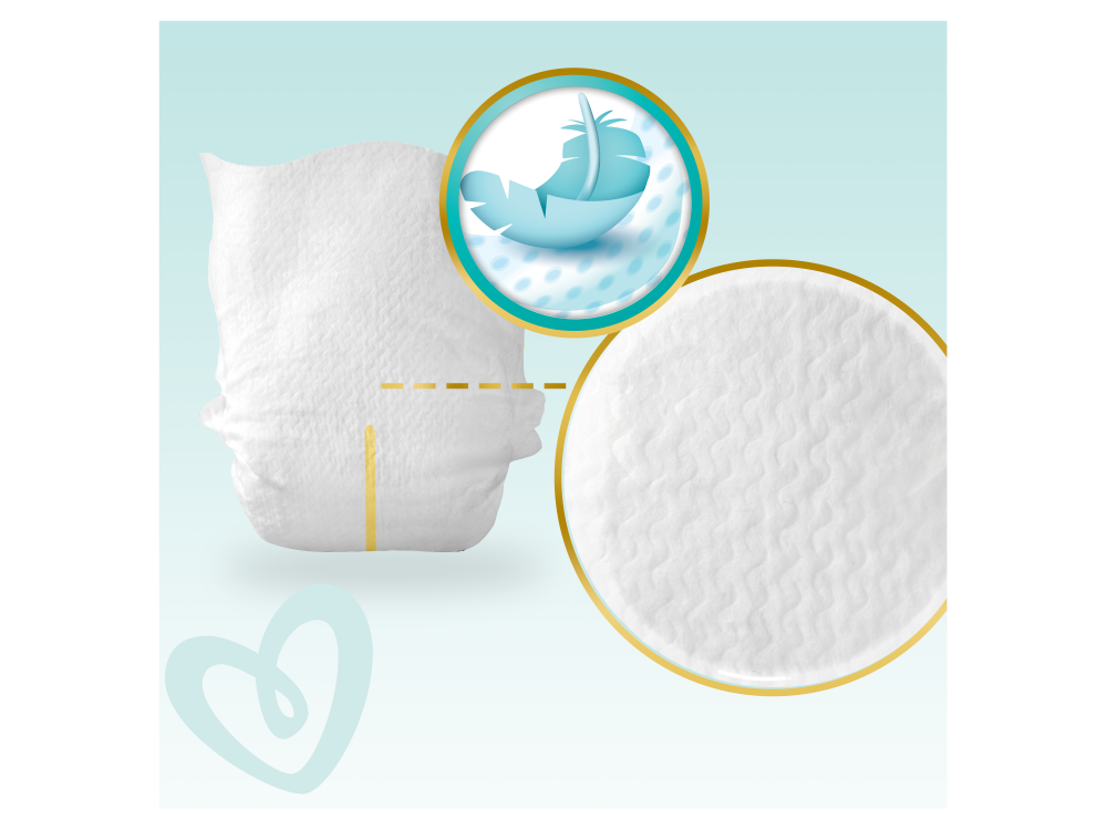Pampers Premium Care No.2 (4-8kg) Βρεφικές Πάνες, 46τμχ