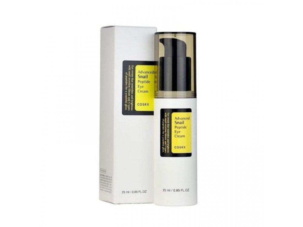 Cosrx Advanced Snail Peptide Eye Cream, Κρέμα ματιών με βλεννίνη σαλιγκαριού, 25ml