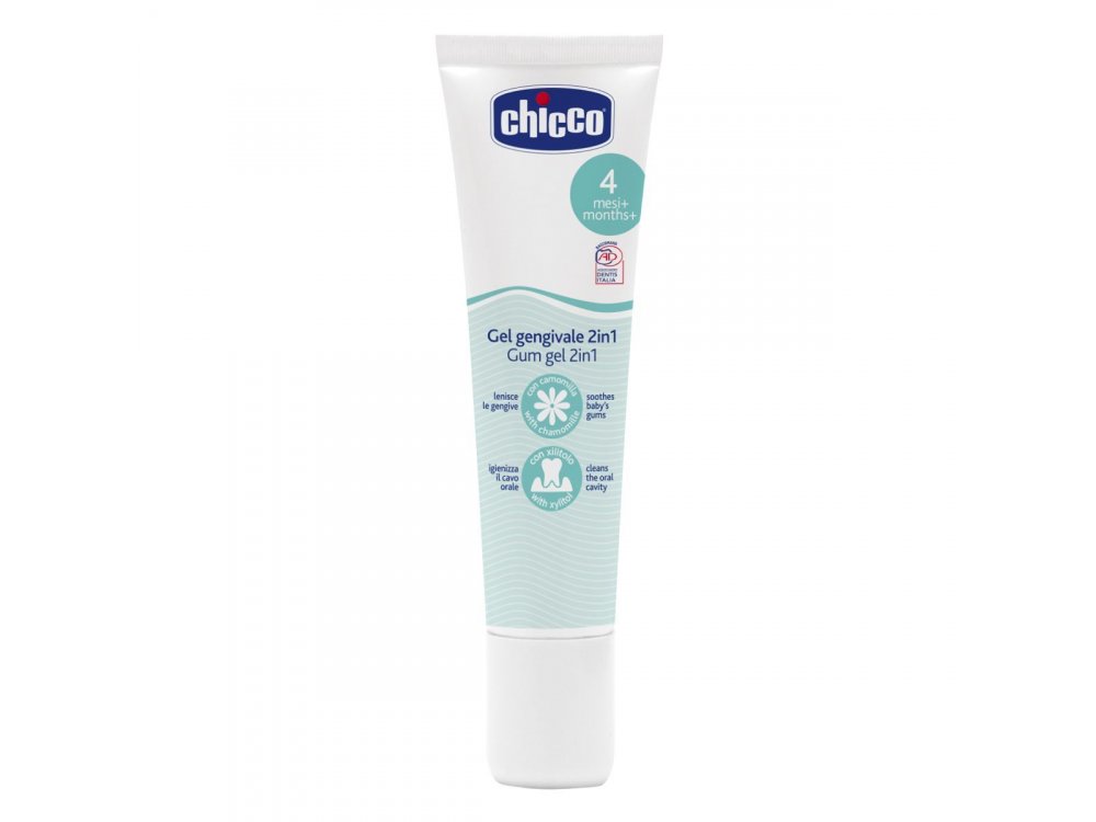 Chicco Gum Gel, Γέλη για τα Δόντια, 4m+, 30ml