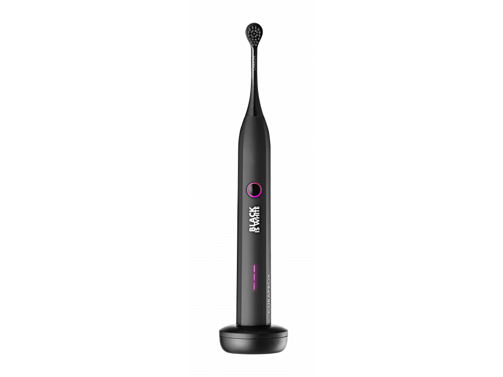 Curaprox Black Is White Hydrosonic Toothbrush Ηλεκτρική Οδοντόβουρτσα Μαύρο Χρώμα