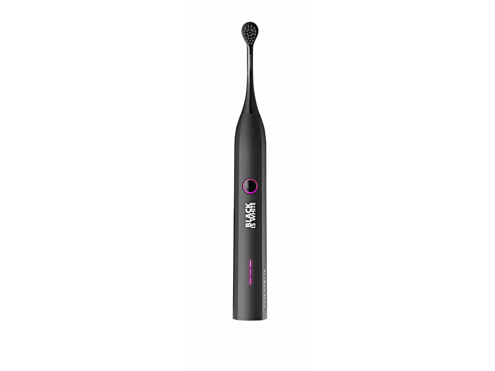 Curaprox Black Is White Hydrosonic Toothbrush Ηλεκτρική Οδοντόβουρτσα Μαύρο Χρώμα