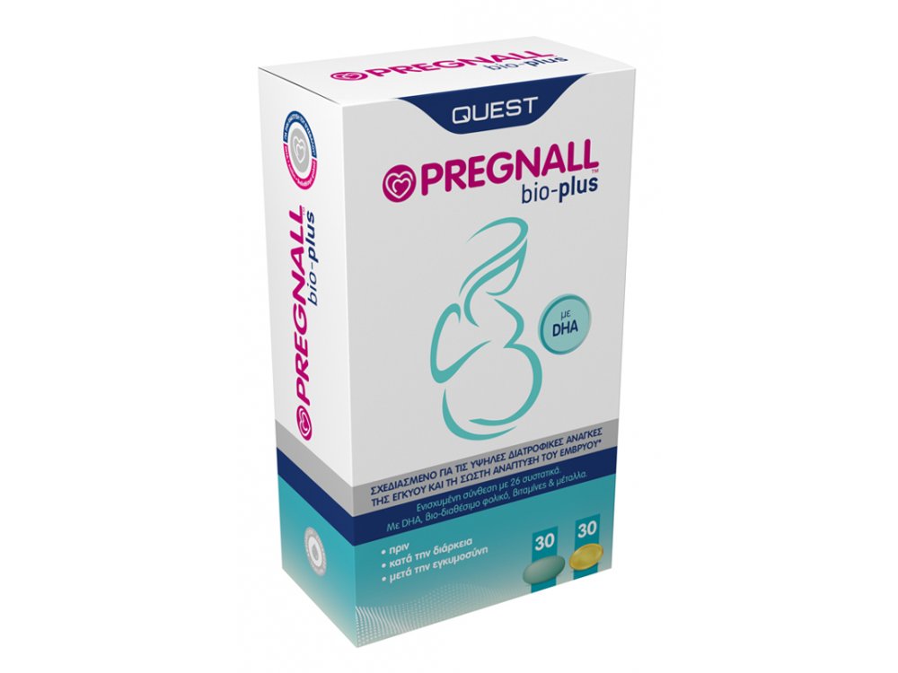 Quest Pregnall Bio-Plus 30tabs/30caps