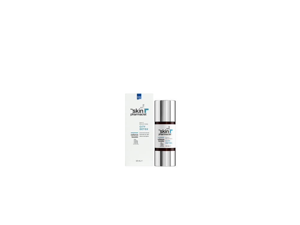 InterMed Skin Pharmacist City Detox Radiance Booster, Συμπυκνωμένη Φόρμουλα για Αποτοξίνωση & Λάμψη της Επιδερμίδας, 15ml