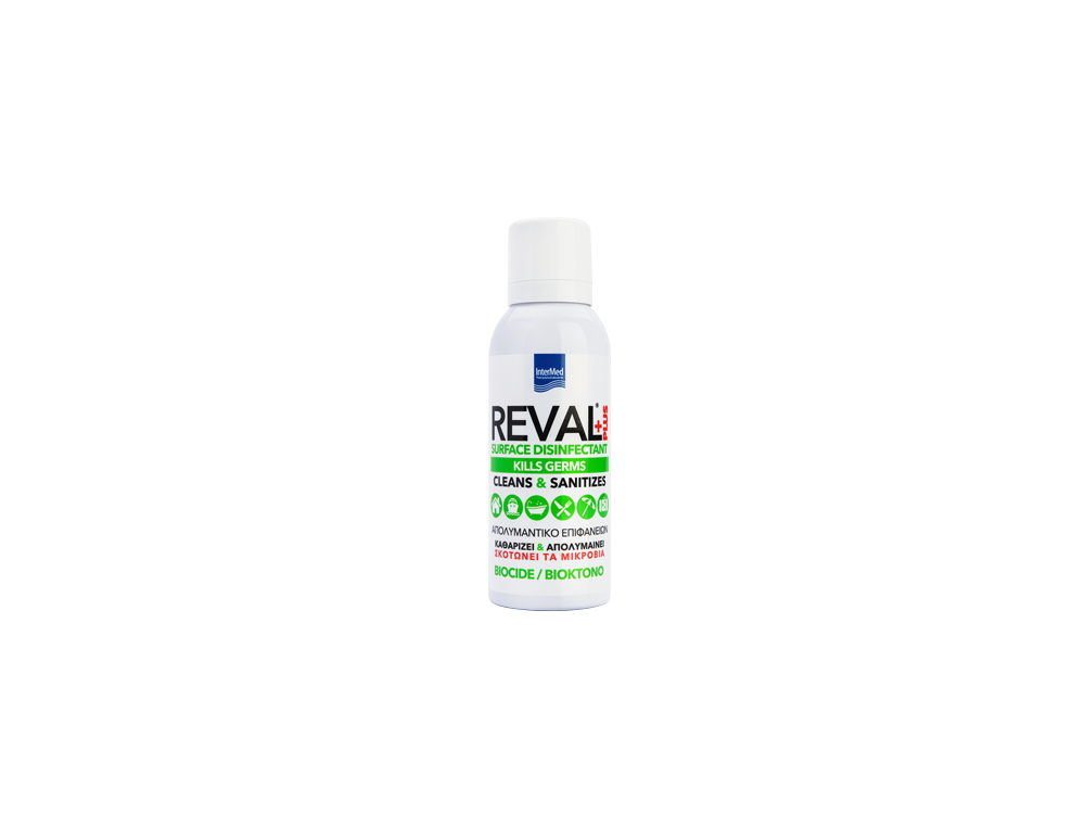 InterMed Reval Plus Spray Surface Disinfectant, Απολυμαντικό Επιφανειών, 100ml