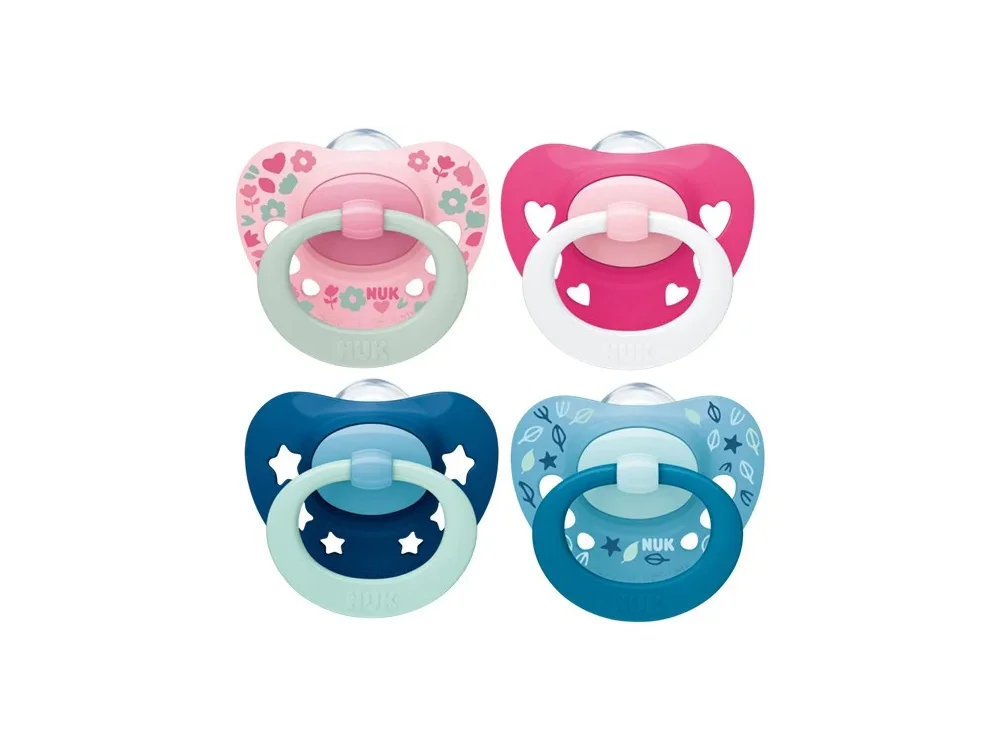 Nuk Disney Classics Signature, Πιπίλα Σιλικόνης με θήκη, 6-18m, 1τμχ