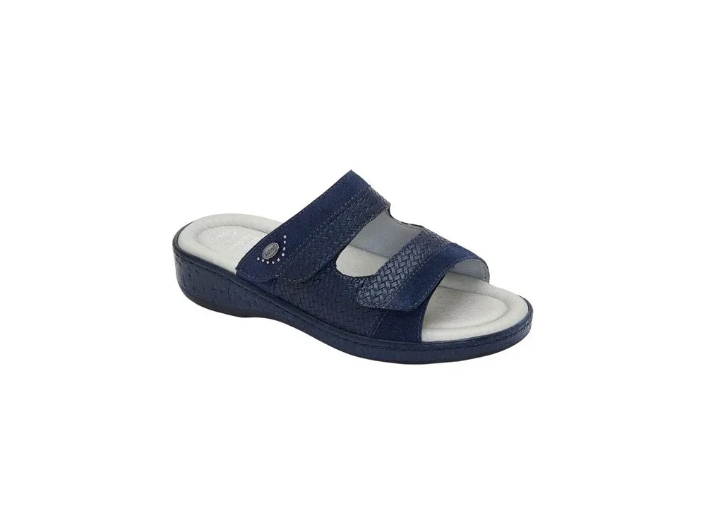 Scholl Marinella Navy Blue, Ανατομική Παντόφλα, No41