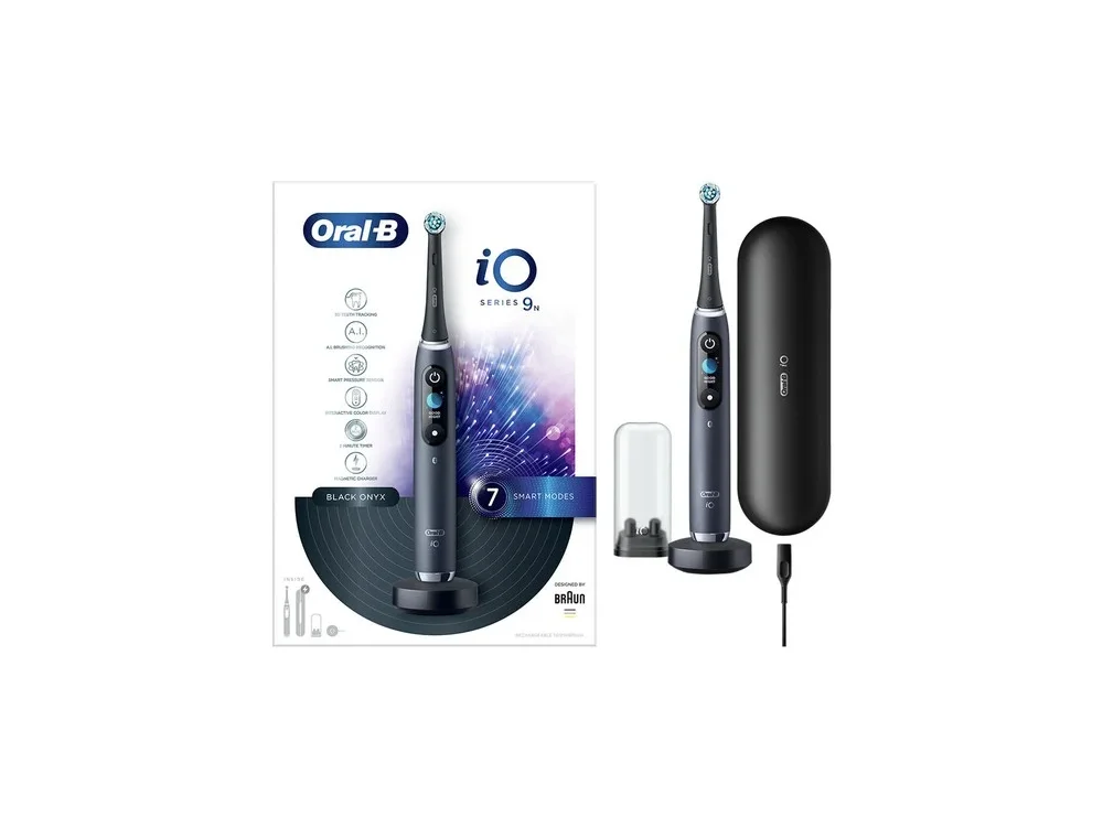 Oral-B iO Series 9 Magnetic Black Onyx Hλεκτρική Οδοντόβουρτσα 1τμχ