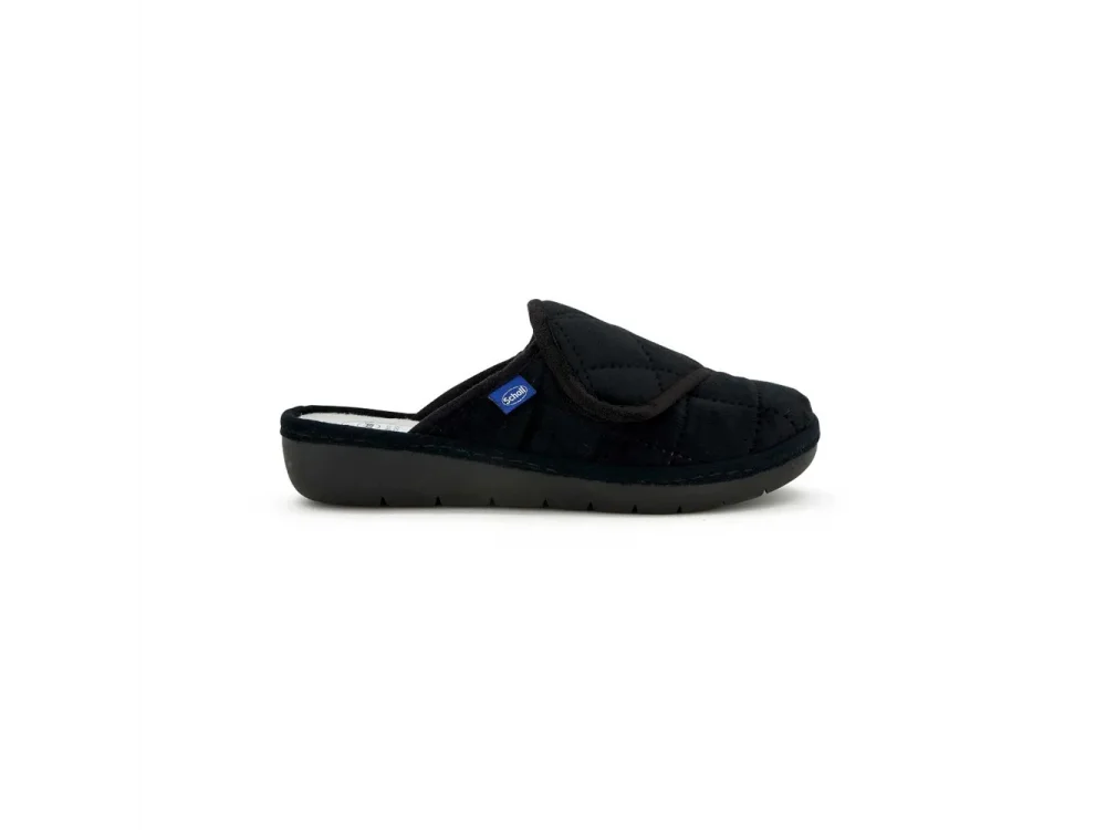 Scholl Lauren Strap Γυναικεία Ανατομική Παντόφλα Black, Νο39
