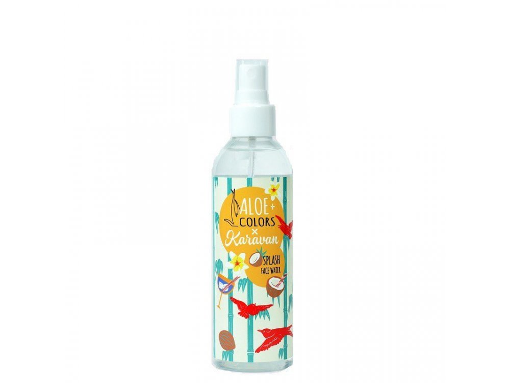 Aloe+ Colors x Karavan Splash Face Water, Ιαματικό Νερό με άρωμα Καρύδας, 200ml