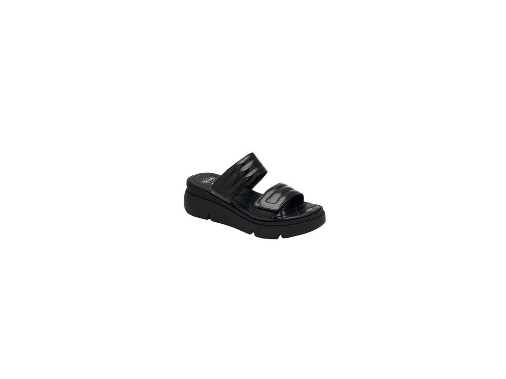 Scholl Bali 2 Straps, Γυναικείο Δερμάτινο Ανατομικό Σανδάλι Black, Νο41