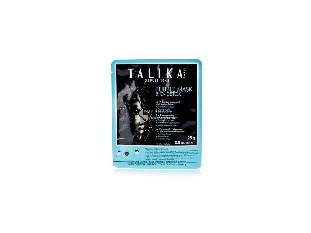 Talika Bubble Mask Bio-detox, Μάσκα κατά της ρύπανσης, 25gr