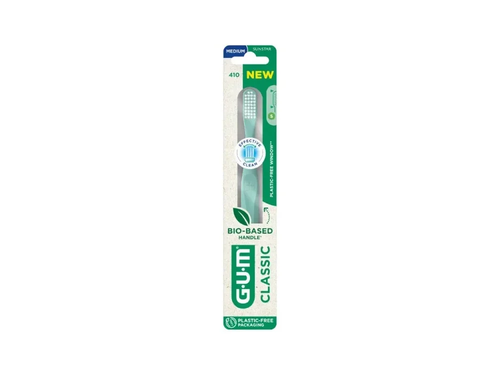 Gum 410 Classic Compact Medium Οδοντόβουρτσα, 1τεμ
