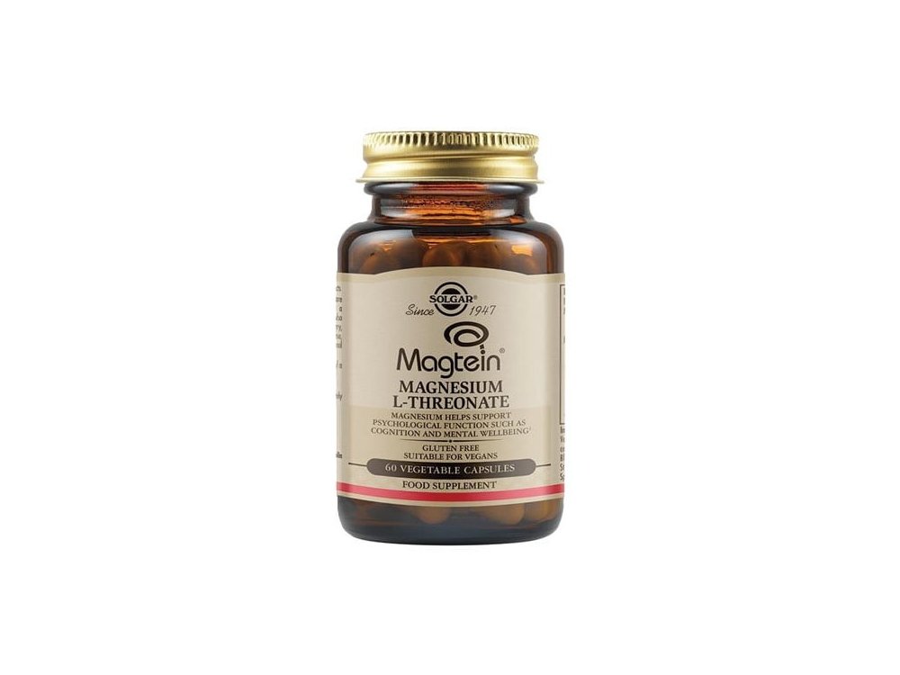 Solgar Magtein Magnesium L-Threonate, 60 Caps