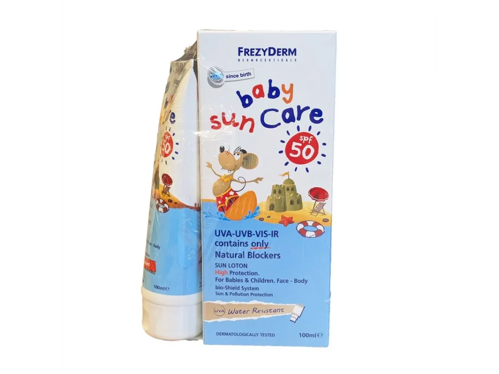 Frezyderm Baby Sun Care Promo (Δώρο Επιπλέον Ποσότητα 50ml) Βρεφικό Αντηλιακό Γαλάκτωμα SPF50, 100ml